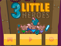 Игра 3 маленьких героя Игра 3 маленьких героя